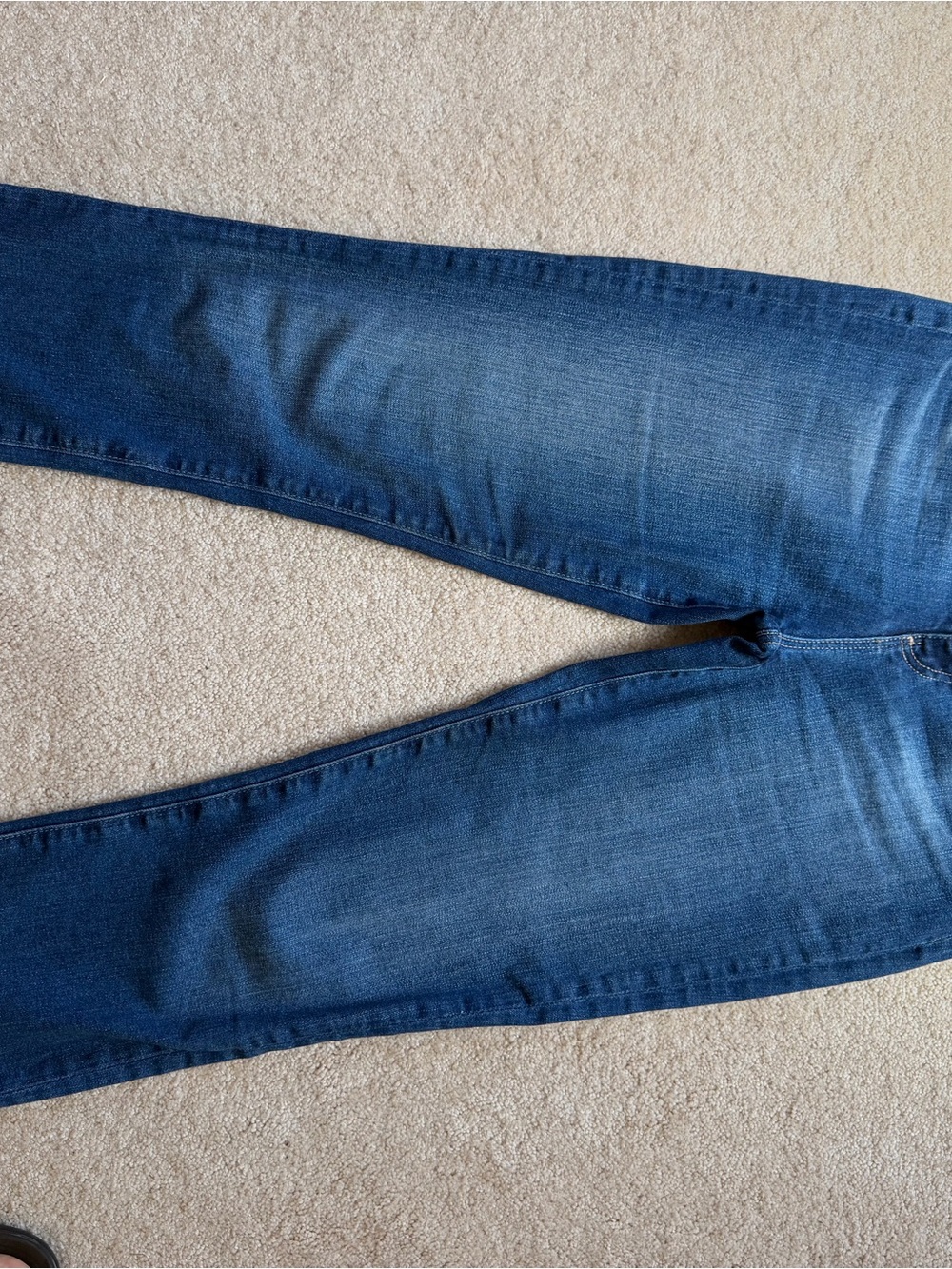 Ag Adriano Goldschmied Classic Dark Blue Straight Leg Jeans